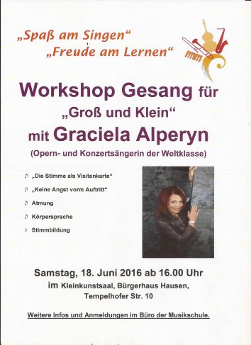 Workshop Musikschule